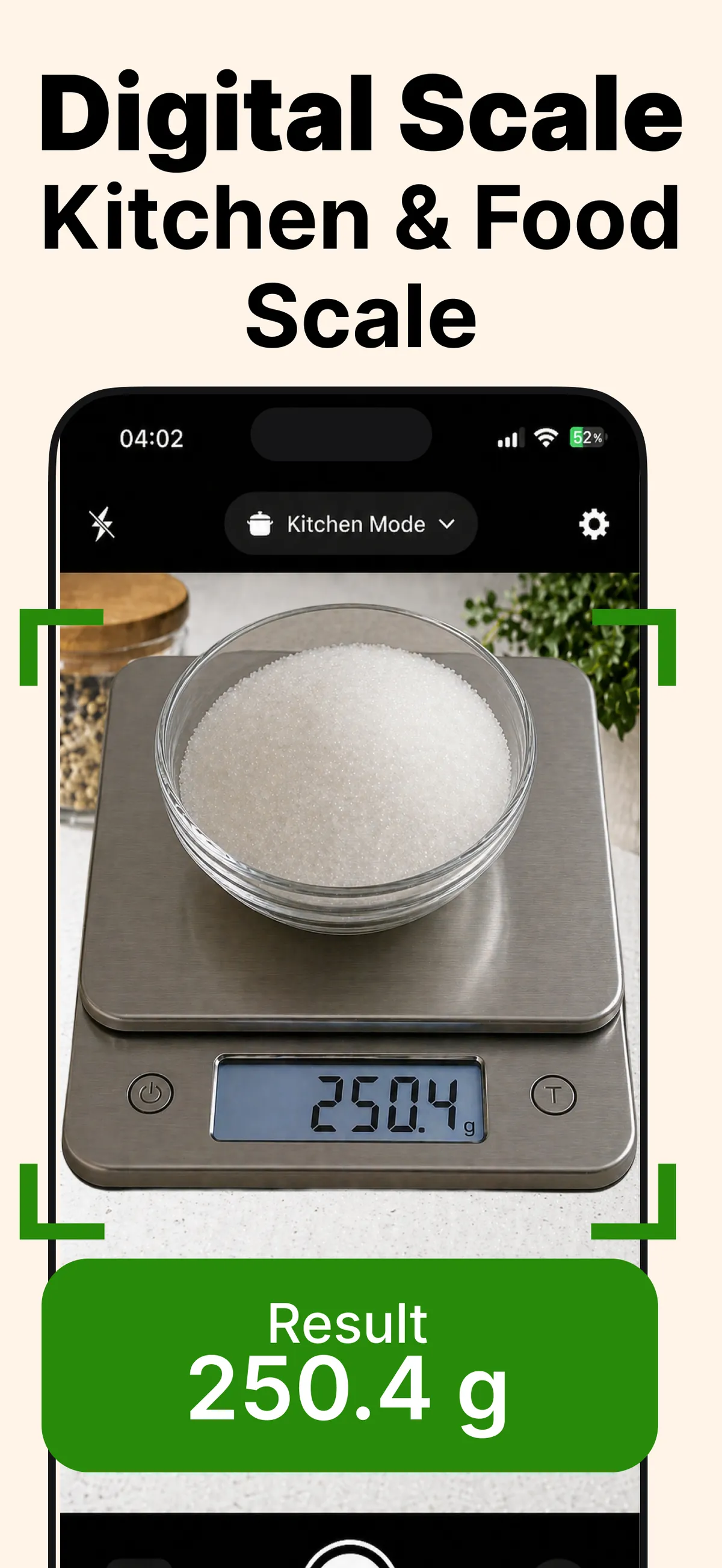 Kitchen & food scale